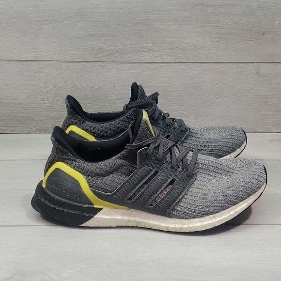 Adidas Mens UltraBoost 4.0 Grey Split Athletic Running sneakers shoes sz 9.5 main image 8